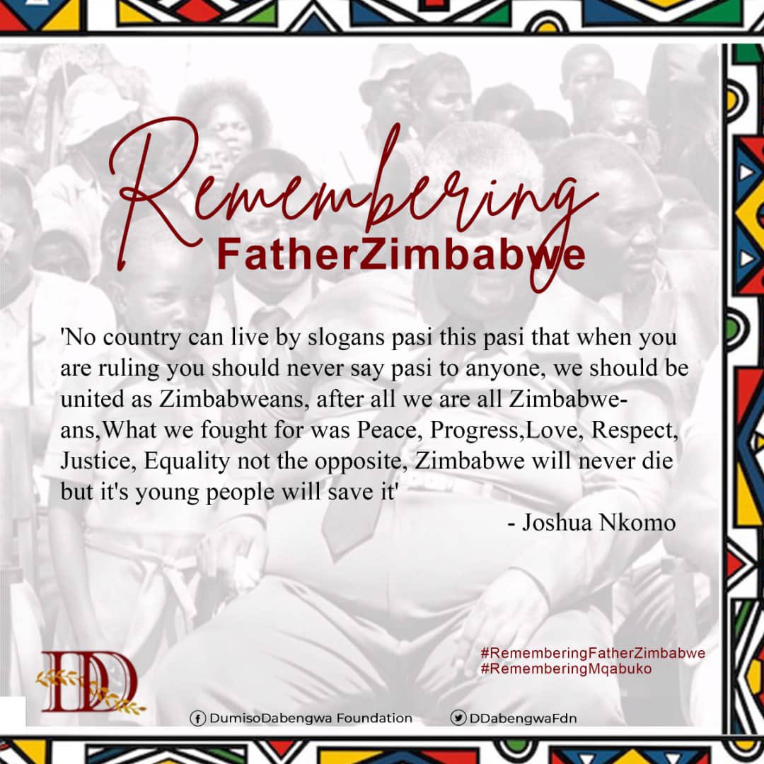#RememberingFatherZimbabwe #JoshuaNkomo #FatherZimbabwe #July1 #26yearsLater