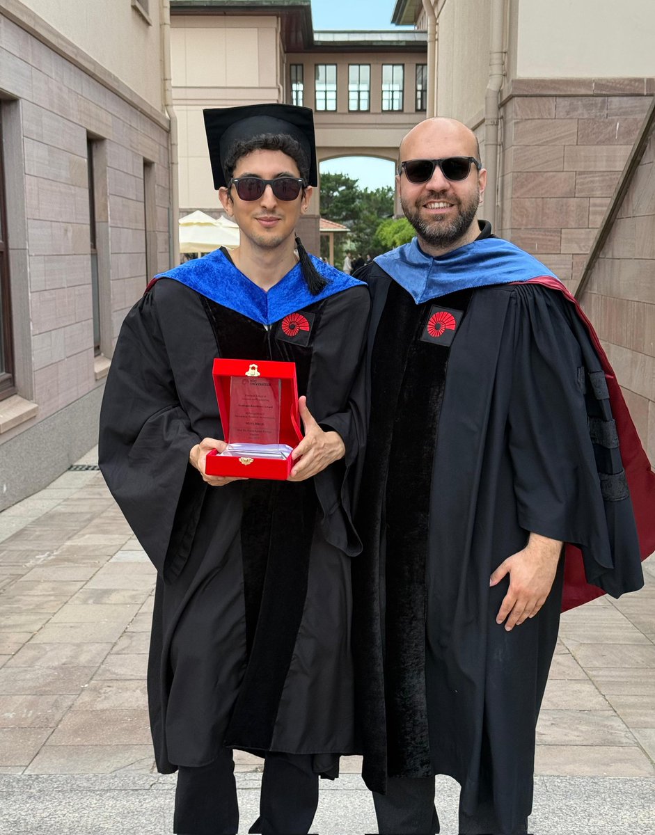 KolemenLab's tweet photo. We have a graduate! Huge congratulations to Musa for completing his PhD! 🥳He was honored with the GSSE Academic Excellence Award for his outstanding work throughout his doctoral journey. Wishing you all the best on your next adventure Musa! 🌟🎓 https://t.co/MmXPFOgnmf