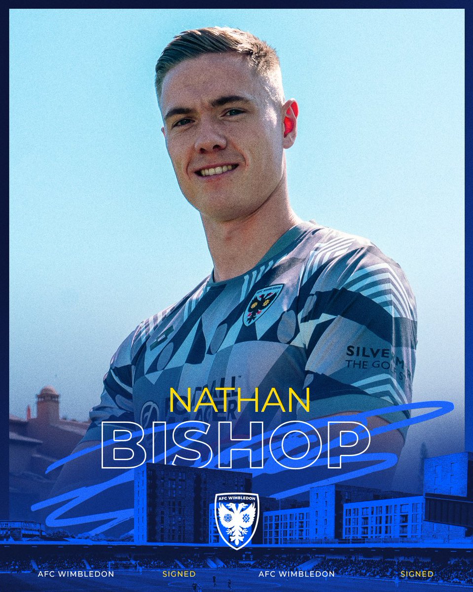 We’re delighted to announce the signing of goalkeeper Nathan Bishop on a three-year contract from Sunderland. ✍️

Read the full story here! 👉 tinyurl.com/4pakf87a

#AFCW 🟡🔵