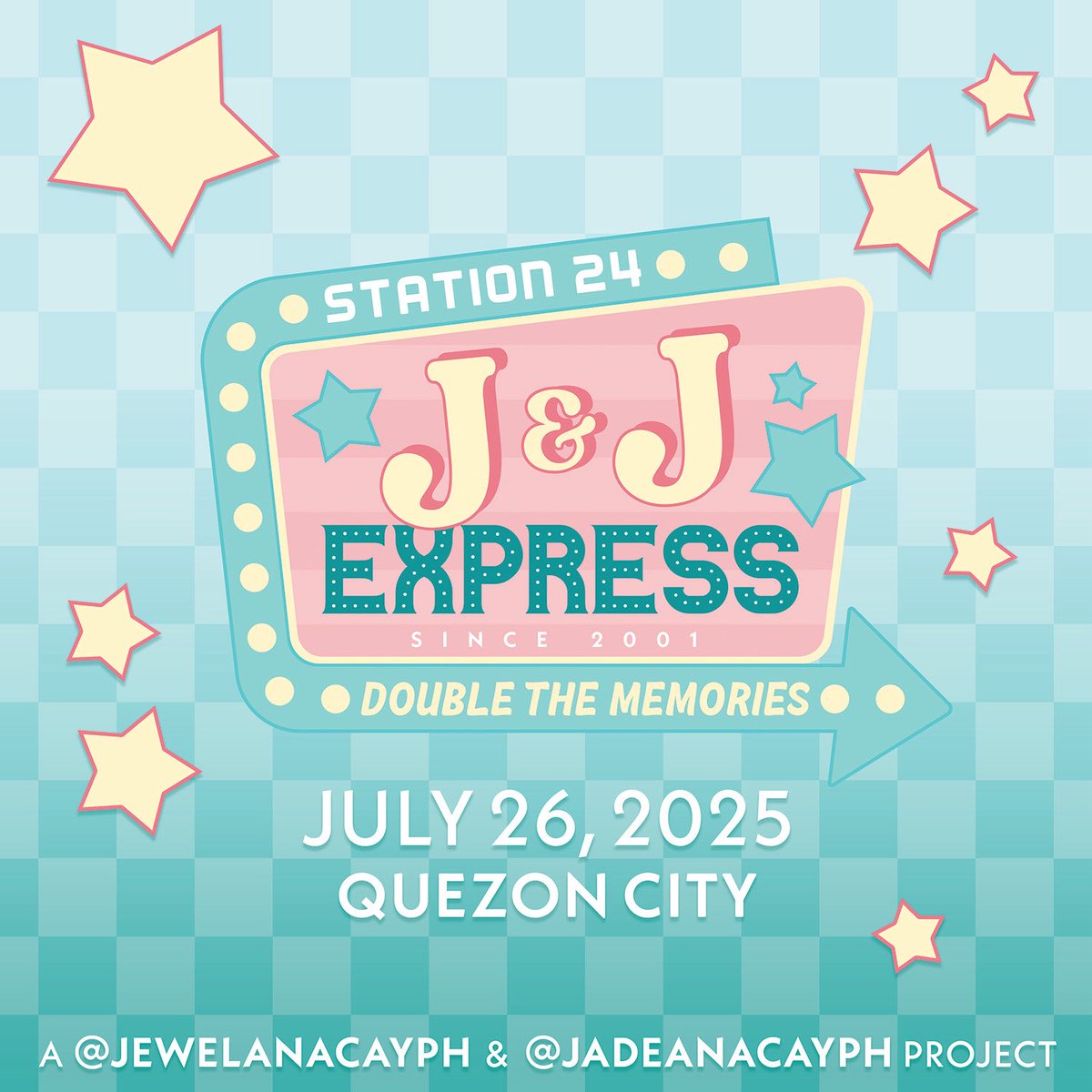 YGIG Jewel PH ๐ (@jewelanacayph) on Twitter photo ๐๏ธ ๐น&๐น ๐ด๐
๐ฟ๐
๐ด๐
๐
: Station 24 โ is officially boarding! ๐๐
๐ Join us in this exciting day as we celebrate J28J Day ๐ฟโจ
Secure your seat here: tinyurl.com/J28JDay24
See you there!๐๐ฝ๐ก
J&J STATION TWENTY FOUR
#JandJExpress #J28JDay
#LightJewelDay <a href="/jool_looj/">Jewel</a> ๐๏ธ ๐น&๐น ๐ด๐
๐ฟ๐
๐ด๐
๐
: Station 24 โ is officially boarding! ๐๐
๐ Join us in this exciting day as we celebrate J28J Day ๐ฟโจ
Secure your seat here: tinyurl.com/J28JDay24
See you there!๐๐ฝ๐ก
J&J STATION TWENTY FOUR
#JandJExpress #J28JDay
#LightJewelDay <a href="/jool_looj/">Jewel</a>