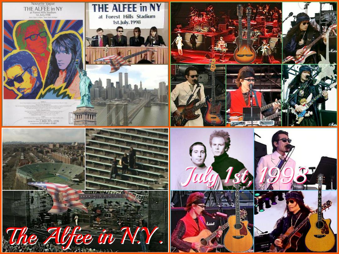 THE ALFEE in NY at Forest Hills Stadium 1st July 1998/THE ALFEE