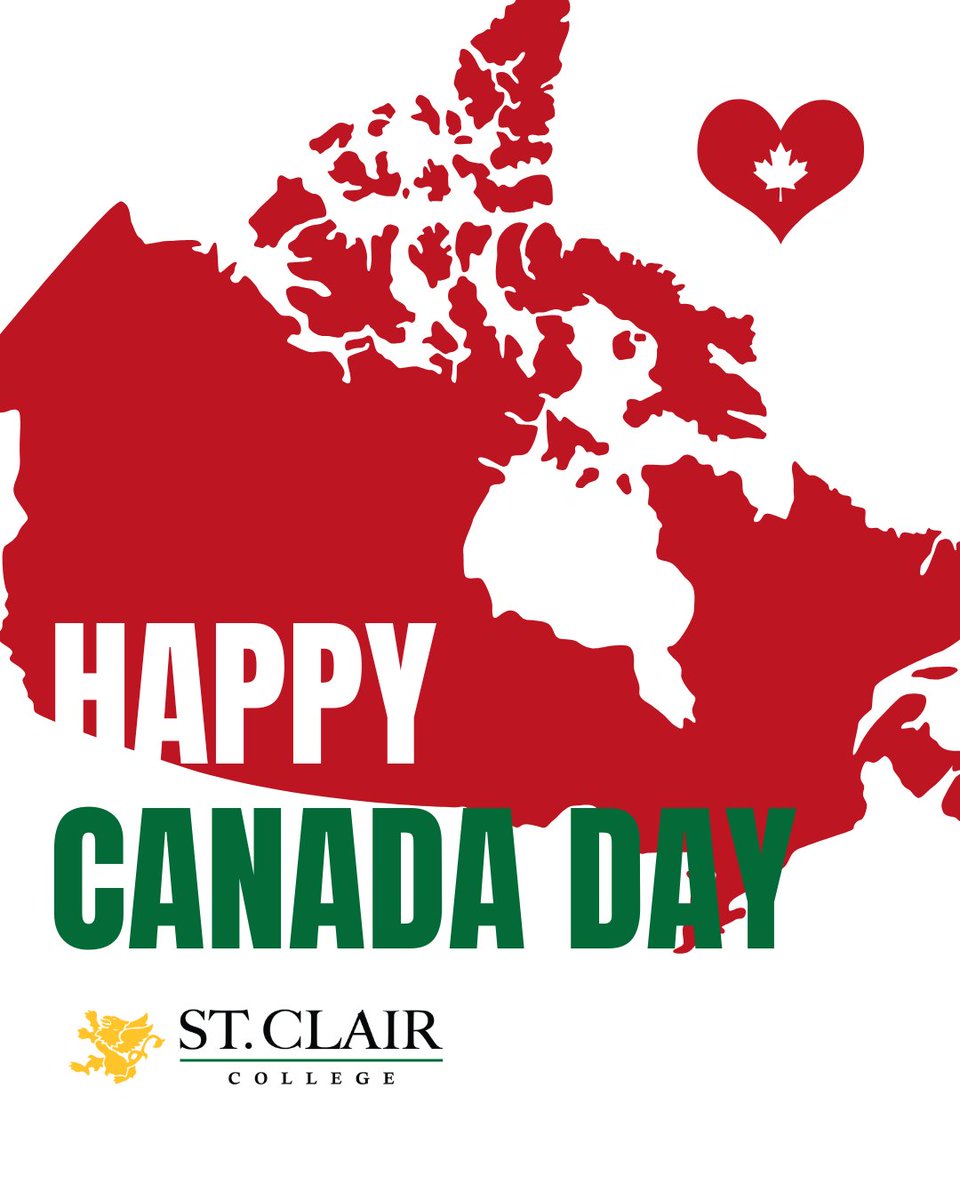 🎉 Happy Canada Day from St. Clair College!