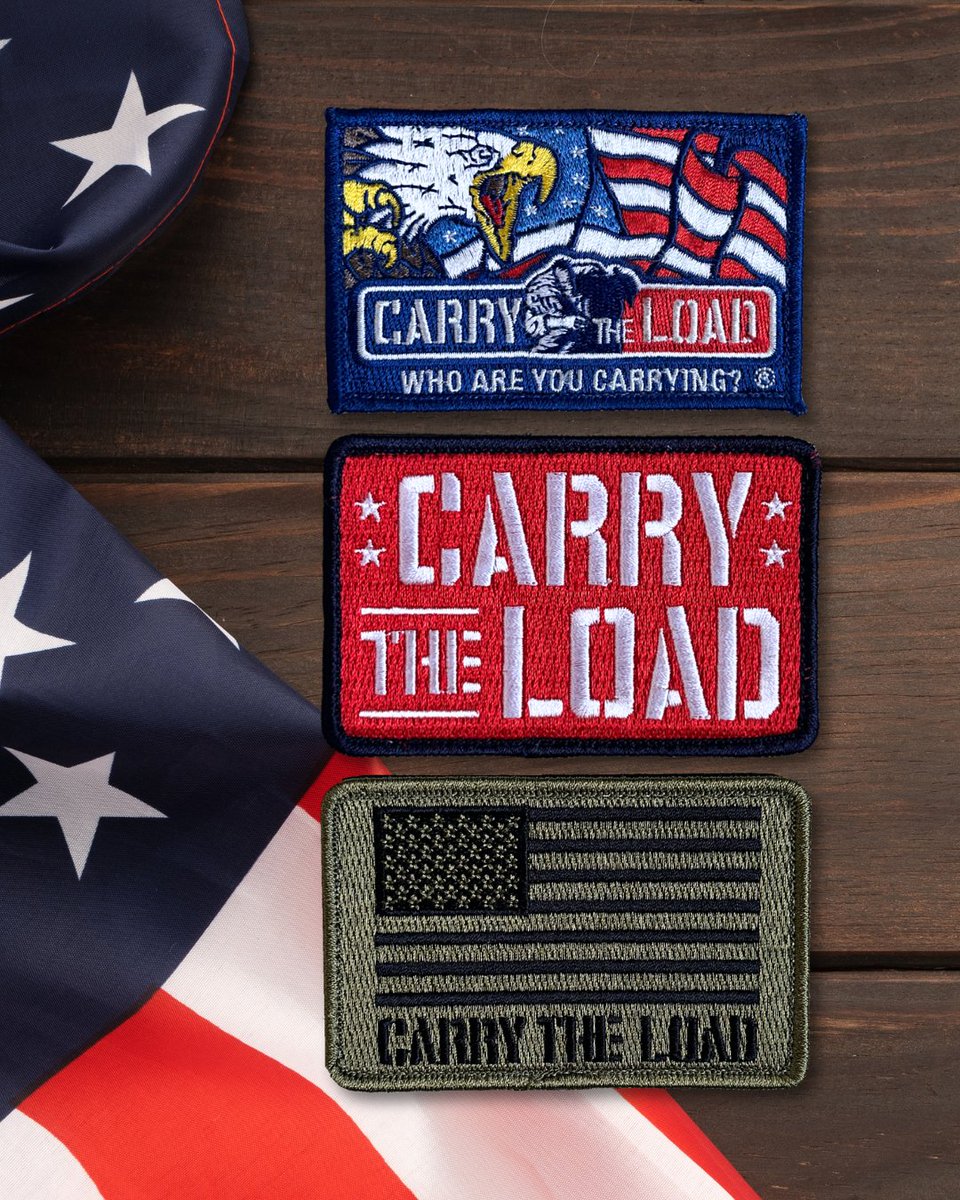 CarryTheLoad's tweet image. You help #CarryTheLoad through your support of our mission. Honor those who made the ultimate sacrifice w/a Carry The Load patch for your weighted vest, backpack, jacket, etc.. It&apos;s a small way to honor the memory of our heroes &amp;amp; carry them every day. 💙ow.ly/XK8K50Wiz3Z