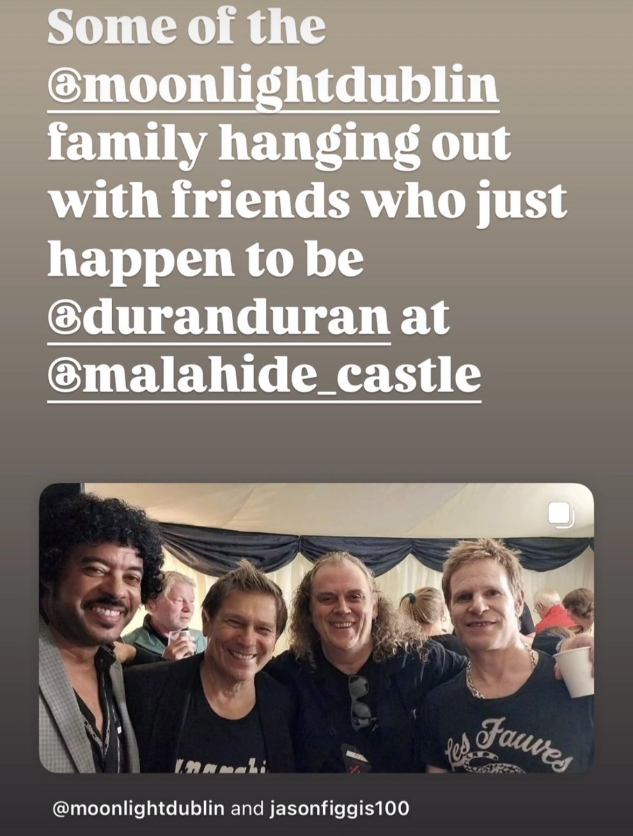 MOONLIGHT (@moonlightdublin) on Twitter photo Oh what a night with <a href="/duranduran/">Duran Duran</a> <a href="/PeterSmithSings/">Peter M. Smith</a> <a href="/Dublinstudiohub/">Dublin Studio Hub</a> <a href="/MalahideCastleG/">Malahide Castle & Gardens</a> Oh what a night with <a href="/duranduran/">Duran Duran</a> <a href="/PeterSmithSings/">Peter M. Smith</a> <a href="/Dublinstudiohub/">Dublin Studio Hub</a> <a href="/MalahideCastleG/">Malahide Castle & Gardens</a>