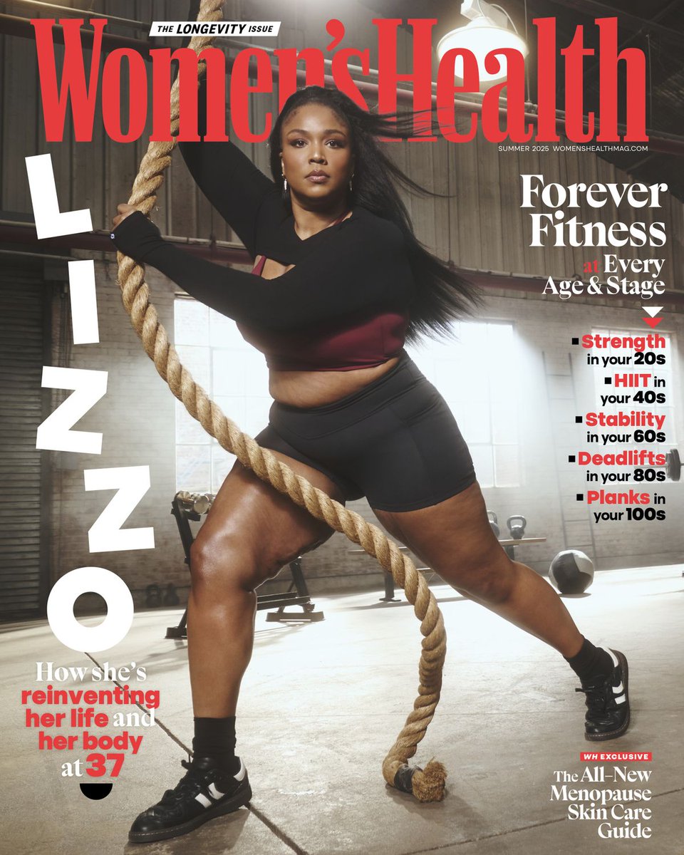 WomensHealthMag's tweet image. @lizzo is embracing a new chapter of self-love, body positivity, and personal growth with her fifth studio album, “LOVE IN REAL LIFE”, on the way. (FYI, it looks nothing like her past chapters.) ⚡️
As our Summer 2025 cover star, the four-time Grammy winner is letting us in on…