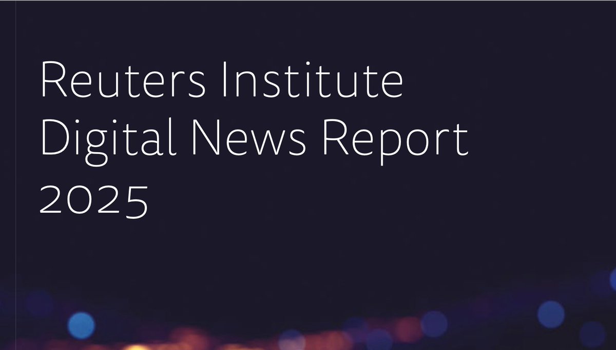 Yeni yazıma göz atın: Dijital Habercilikte Yeni Eşik: Reuters 2025 Raporundan Öne Çıkanlar 
linkedin.com/pulse/dijital-…