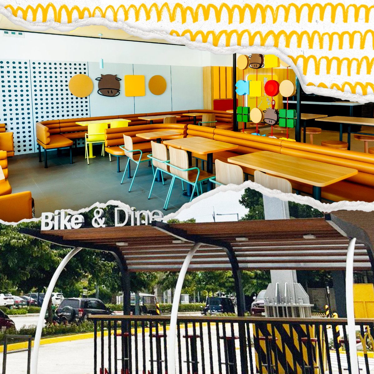 Our 800th store is finally here!  
 
Located in Davao Global Township in Davao Del Sur, feel-good ‘to for the environment dahil it’s a Green &amp; Good store! First McDo rin ‘to in Davao City na may Bike &amp; Dine.  
 
Kaya tara na sa McDo Davao Global Township!