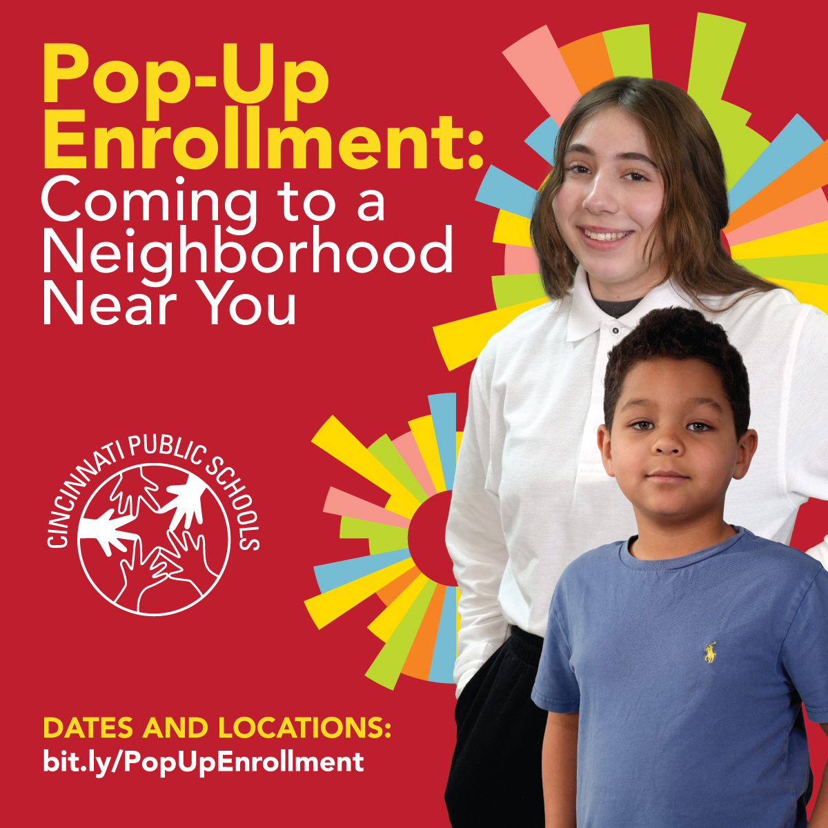 IamCPS's tweet image. CPS is hosting pop-up enrollment opportunities this summer for preschool through grade 12 students for families interested in registering for the 2025-26 school year.
For a full list of school sites, dates and times, visit brnw.ch/21wTOlS