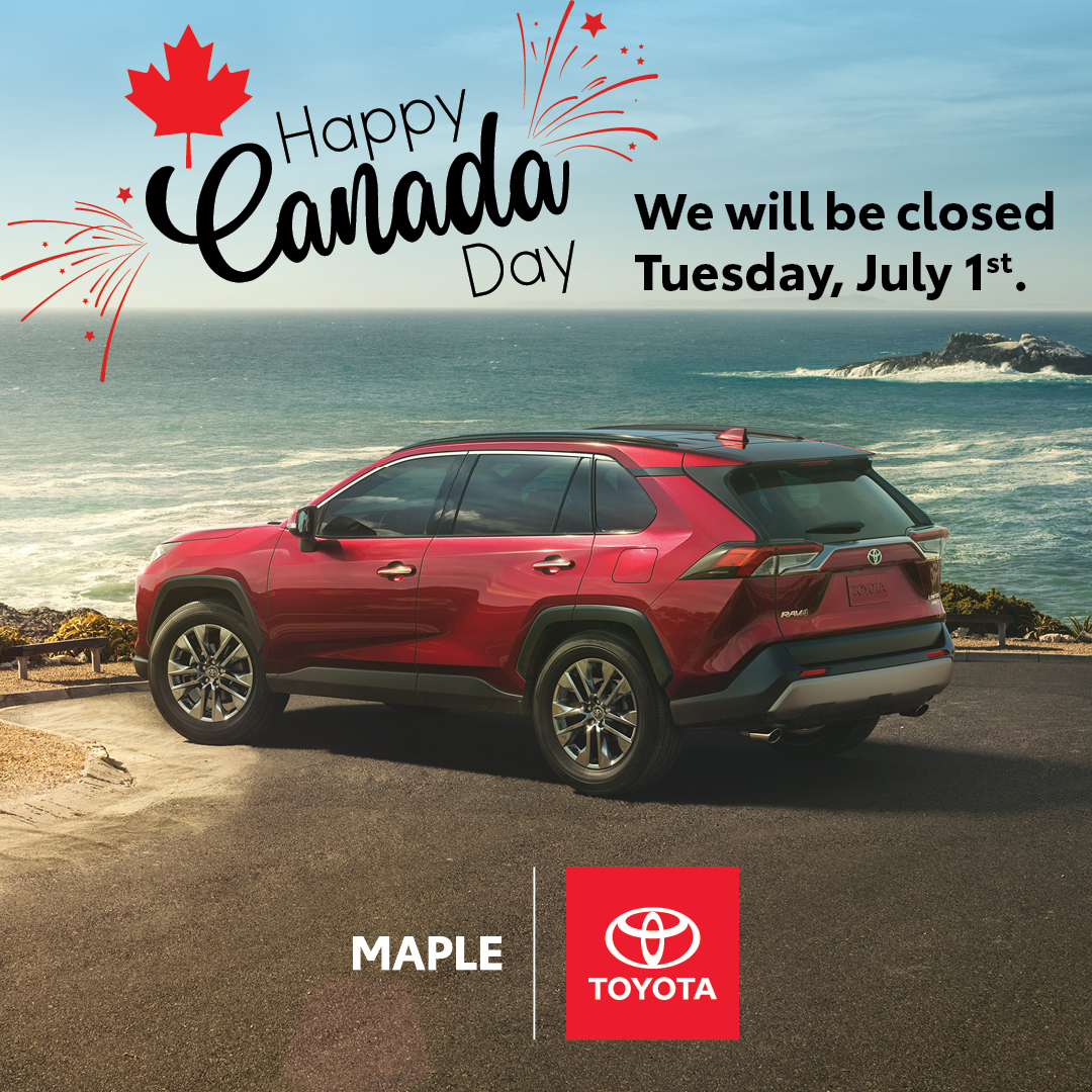 MapleToyota_'s tweet photo. Happy Canada Day! https://t.co/jqYHte46PS