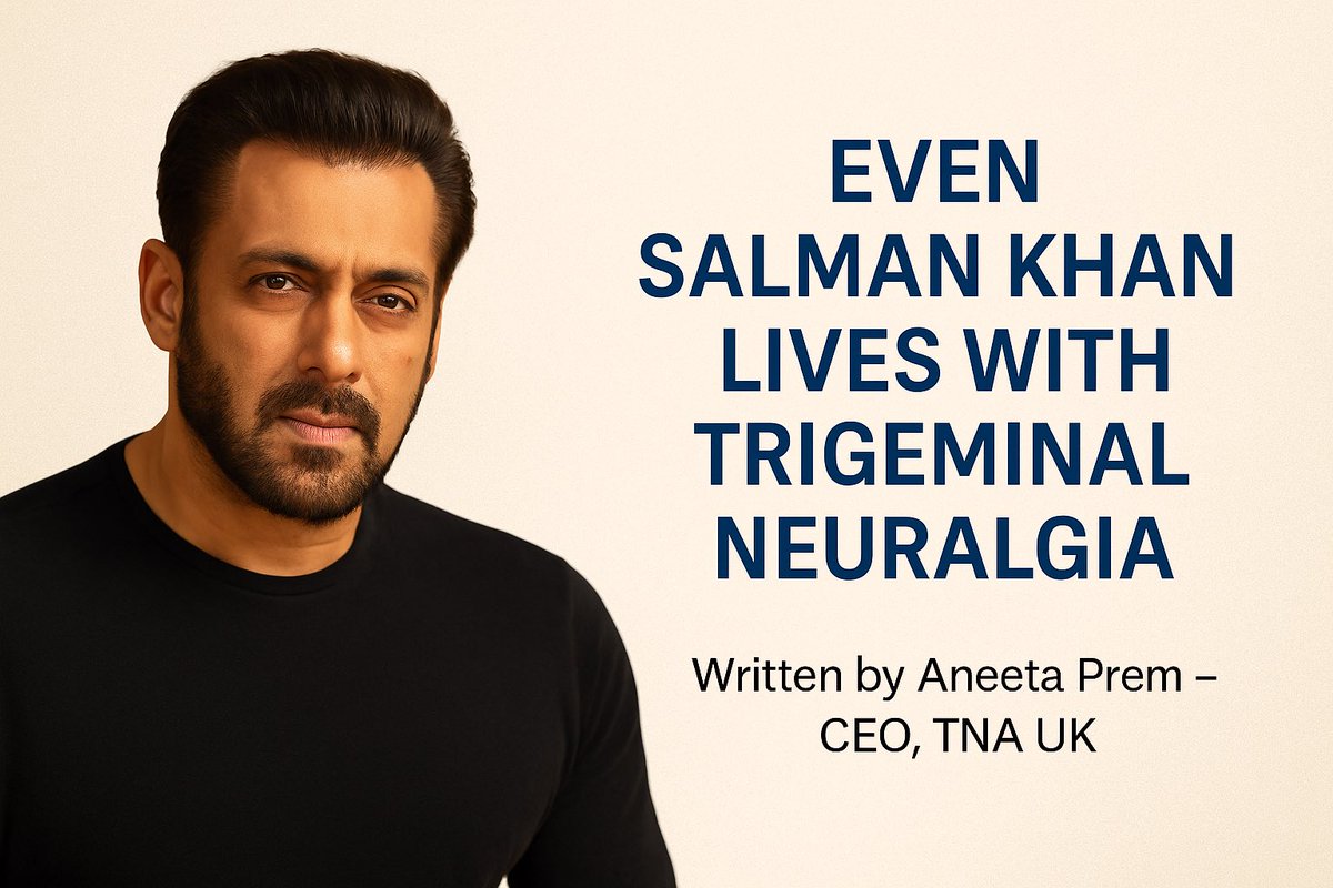 ANEETAPREM's tweet image. @BeinSalmanKhan  we are here to support you and anyone with #Trigeminal neuralgia @TN_UK