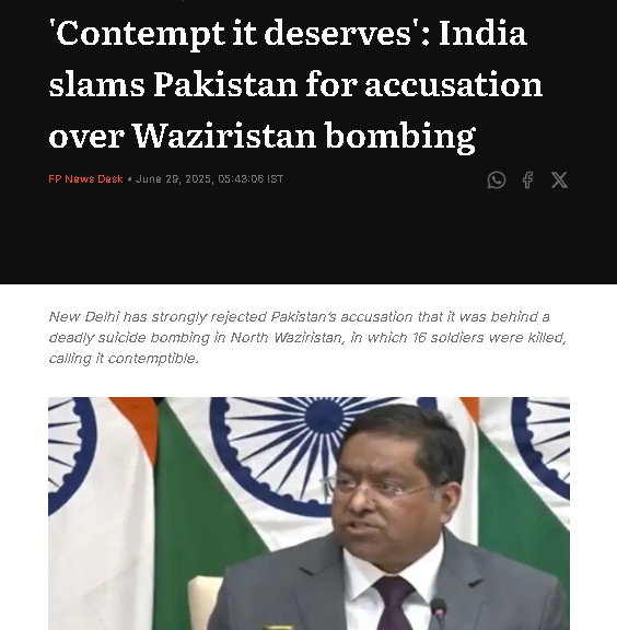 Twtnomer1's tweet image. #Pakistan blaming #India for terrorism is peak hypocrisy. From sheltering Osama to exporting jihad, its track record is global knowledge. 
Before pointing fingers, dismantle the terror factories on your soil. India stands for peace  #ExposePakTerrorState #IndiaForPeace