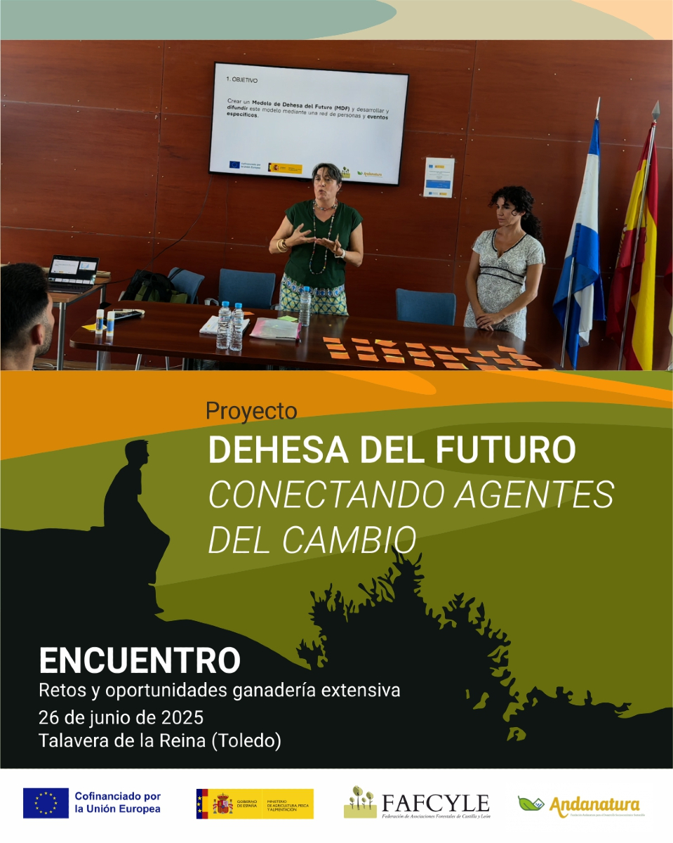 fafcyle's tweet image. 🌿 ¡En marcha: Modelo de Dehesas del Futuro! 🌿 Un proyecto sostenible y colaborativo en 8 provincias que impulsa formación, redes y eventos para transformar las dehesas.
Encuentro de dinamización de la Red de Agentes del Cambio de la Dehesa.
#DehesasDelFuturo