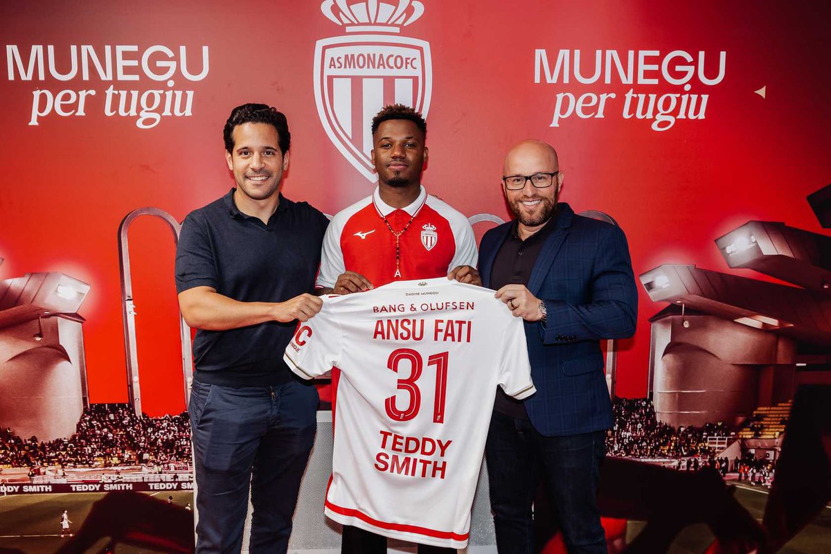 LigASM_'s tweet photo. 🇲🇨 Les premières photos d’Ansu Fati à l’AS Monaco ! 🤩🇪🇸

📸 @AS_Monaco https://t.co/U2jug1HOKH