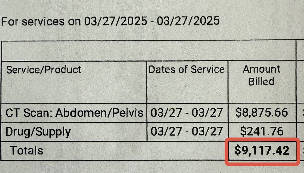 <a href="/JDVance/">JD Vance</a> Why are we giving free healthcare to illegals...

...when my wife and I, taxpaying Americans, are getting $10,000 bills for ONE CT SCAN?!

This was in March of this year...