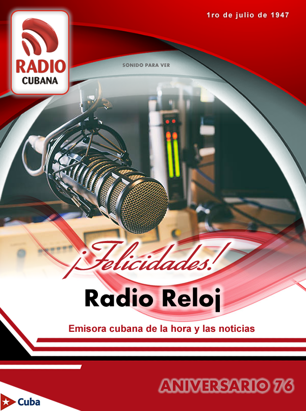 A las 6:00 a. m. del 1 de julio de 1947, desde un local ubicado en la azotea del antiguo circuito CMQ, en la calle Monte esquina a Prado, en La Habana, comenzó a salir al aire la emisora Radio Reloj. <a href="/Teceduguanbcoa/">DGE Guanabacoa TE</a>
#EducacionGuanabacoa
<a href="/CamGuanabacoa/">CAM Guanabacoa</a>
<a href="/CubaMined/">MINED</a>
<a href="/DirectEducaHab/">Karenia Marrero Arrechea</a>