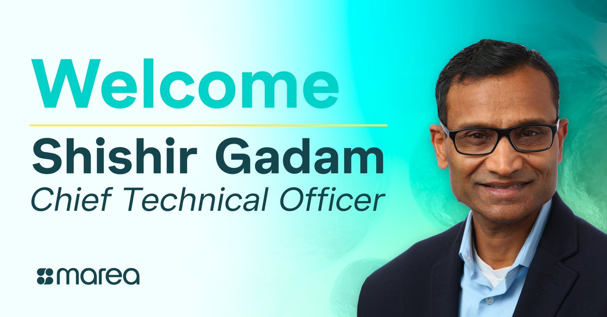 Marea_tx's tweet image. We’re excited to announce Shishir Gadam has been appointed as chief technical officer! Shishir brings a remarkable track record of technical leadership across biologics, vaccines, and cell therapies. His deep expertise will be instrumental as we advance our pipeline toward…