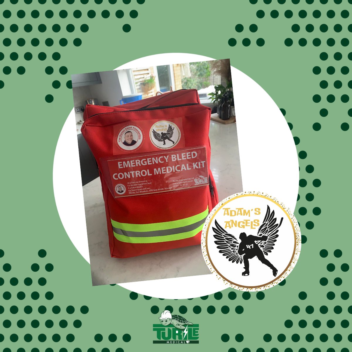 🏒 Adam’s Angels’ founder Erin steps down as #icehockey physio, but continues to fundraise for safety &amp; #bleedcontrolkits

⛸️ 200+ @thedanielbaird1 for all teams
🐢 19 large bespoke kits for #iceskating #icerinks

🙏 Can you donate? justgiving.com/crowdfunding/e…

🚑 #sport #sportsafety