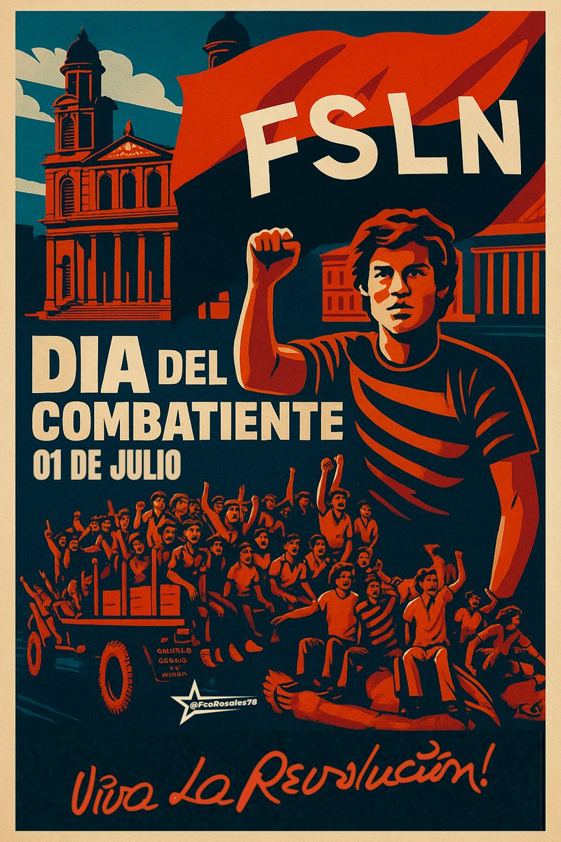 Francisco Rosales 🇳🇮 (@fcorosales78) on Twitter photo #1Julio Día del Combatiente, dónde honramos el orgullo militante, luchador y victorioso del pueblo nicaragüense. Dónde reconocemos no solo la memoria, sino la vida y la lucha activa de nuestros héroes y heroínas.
#JulioVictorioso
<a href="/corpav_m/">Carnitas Sandinista ❤🖤❤🇳🇮</a> <a href="/RDRFSLN_/">RDRFSLN_🇳🇮❤🖤</a> <a href="/esbeltania/">Esbeltania</a> <a href="/jcsankings/">Juan Carlos Sánchez</a> #1Julio Día del Combatiente, dónde honramos el orgullo militante, luchador y victorioso del pueblo nicaragüense. Dónde reconocemos no solo la memoria, sino la vida y la lucha activa de nuestros héroes y heroínas.
#JulioVictorioso
<a href="/corpav_m/">Carnitas Sandinista ❤🖤❤🇳🇮</a> <a href="/RDRFSLN_/">RDRFSLN_🇳🇮❤🖤</a> <a href="/esbeltania/">Esbeltania</a> <a href="/jcsankings/">Juan Carlos Sánchez</a>