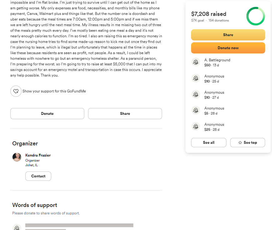 ScamFinderSam's tweet image. I can&apos;t stand people that take advantage of others. This girl and her constant begging for money needs to be called out. @SurvivingCFS, please explain your SIX GoFundMe&apos;s totaling $29,481. That total doesn&apos;t even include Venmo, PayPal, CashApp, &amp;amp; Zelle donations!