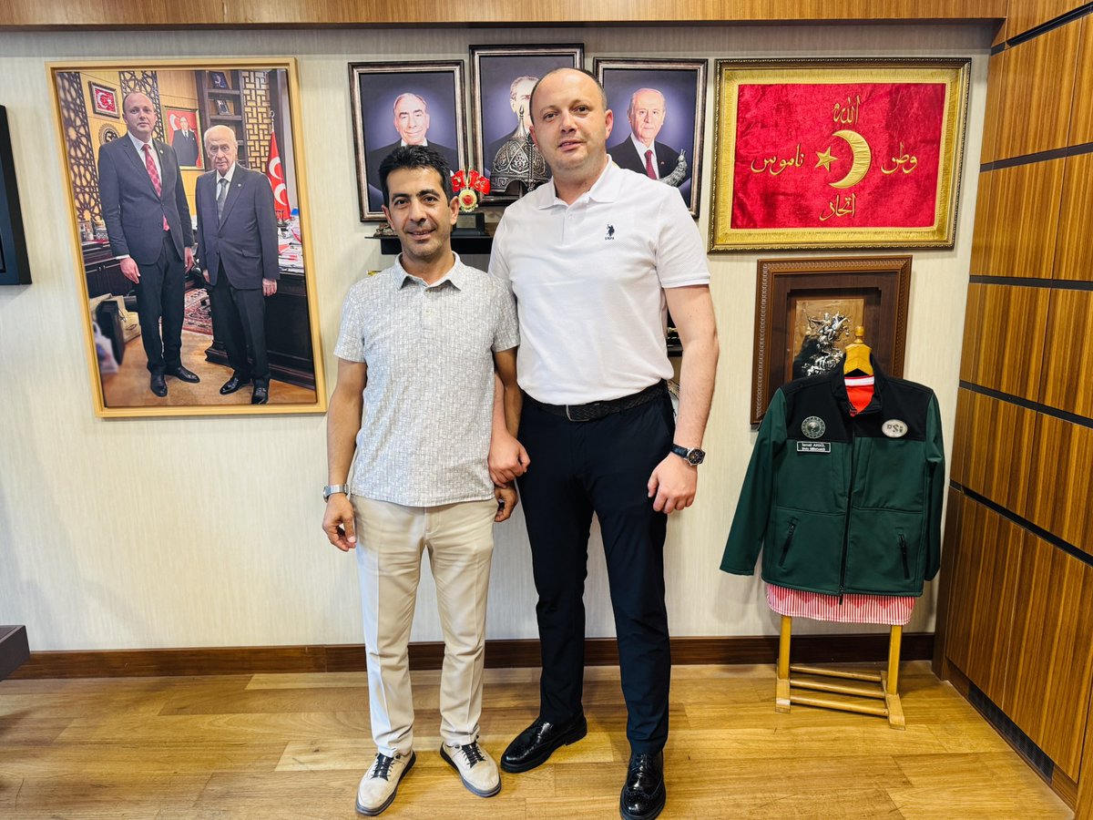 📍TBMM

Gazi Meclisimizde bizleri ziyarete gelen kıymetli ülküdaşlarımız Sn. Erensoy Akbulut ve Sn. Osman Bulmuş’a teşekkür ediyor, çalışmalarında başarılar diliyorum.