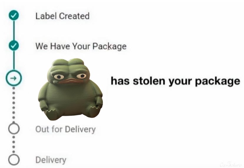 kermit5329's tweet image. a package? for me??