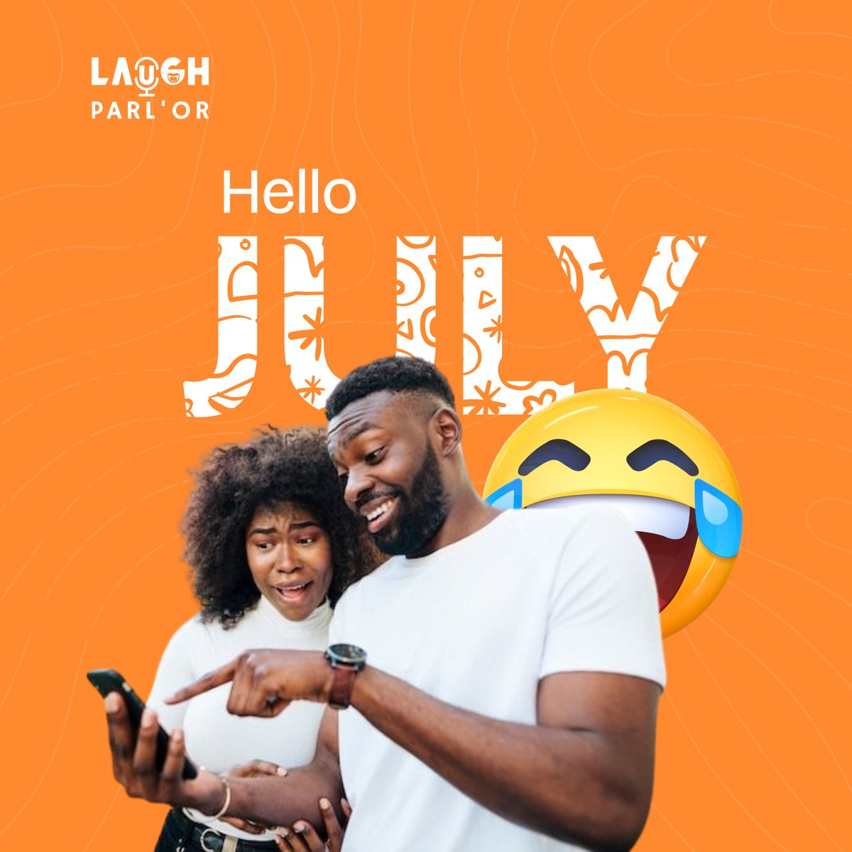 LaughParlor's tweet photo. July is here, and so is more laughter!
Comedy lovers, welcome to another month of pure joy at Laugh Parlor.
#LaughParlor #JulyComedy #ComedyLovers #LaughterIsTheBestMedicine https://t.co/qequovcg05