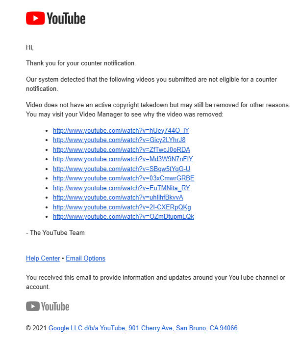 TenzinGamerHD's tweet photo. Hey
@TeamYouTube
I lost my YouTube channel about 5 years ago due to 5 copyright strikes now I believe I own all the content and the strikes are fake willing to fight in court but when I file a counter notification it doesn’t get reviewed by a human can u please send my request. https://t.co/wzBvFMy50A