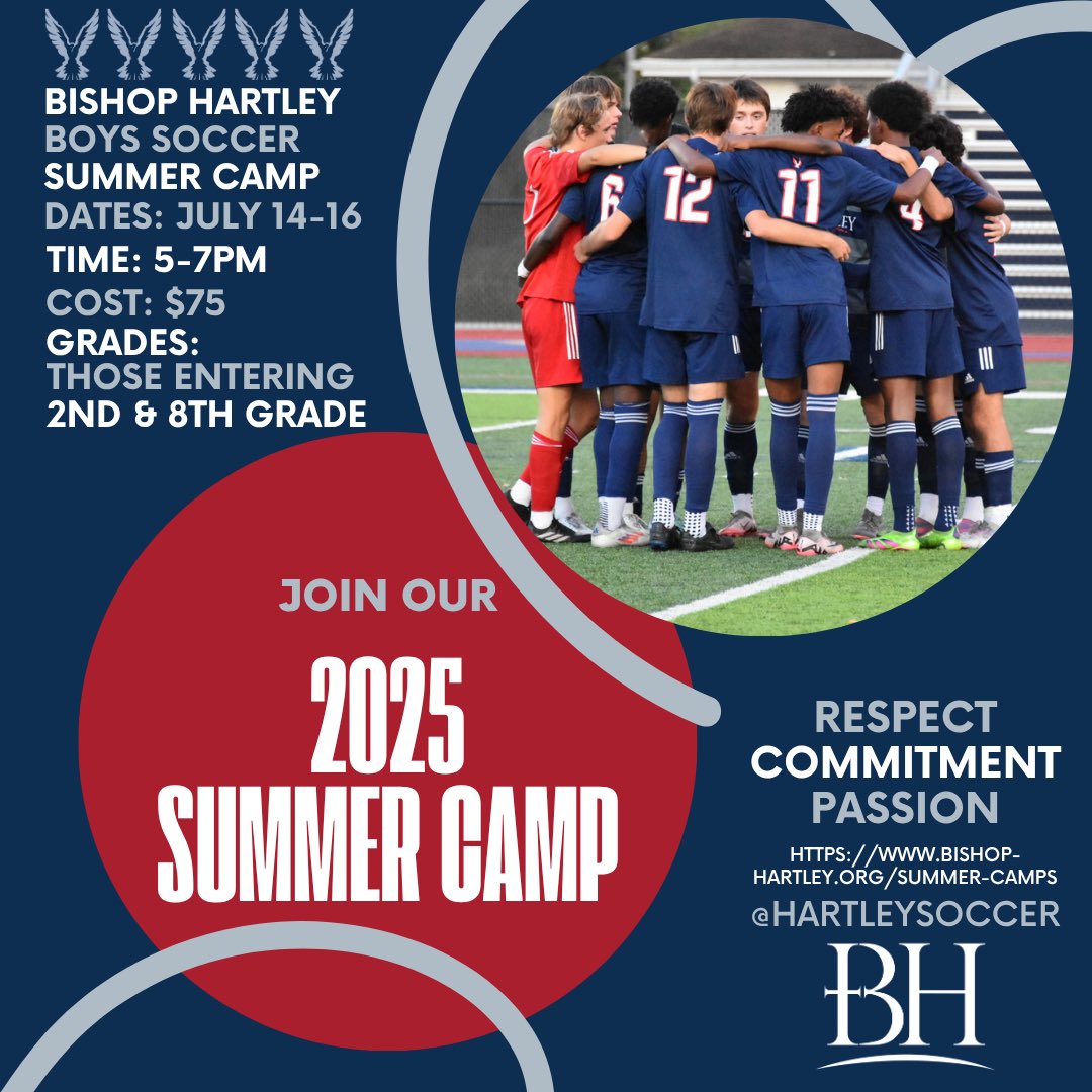 Please spread the word and sign up for a summer camp in a few weeks! Use the link below to sign up!

bishop-hartley.org/summer-camps
