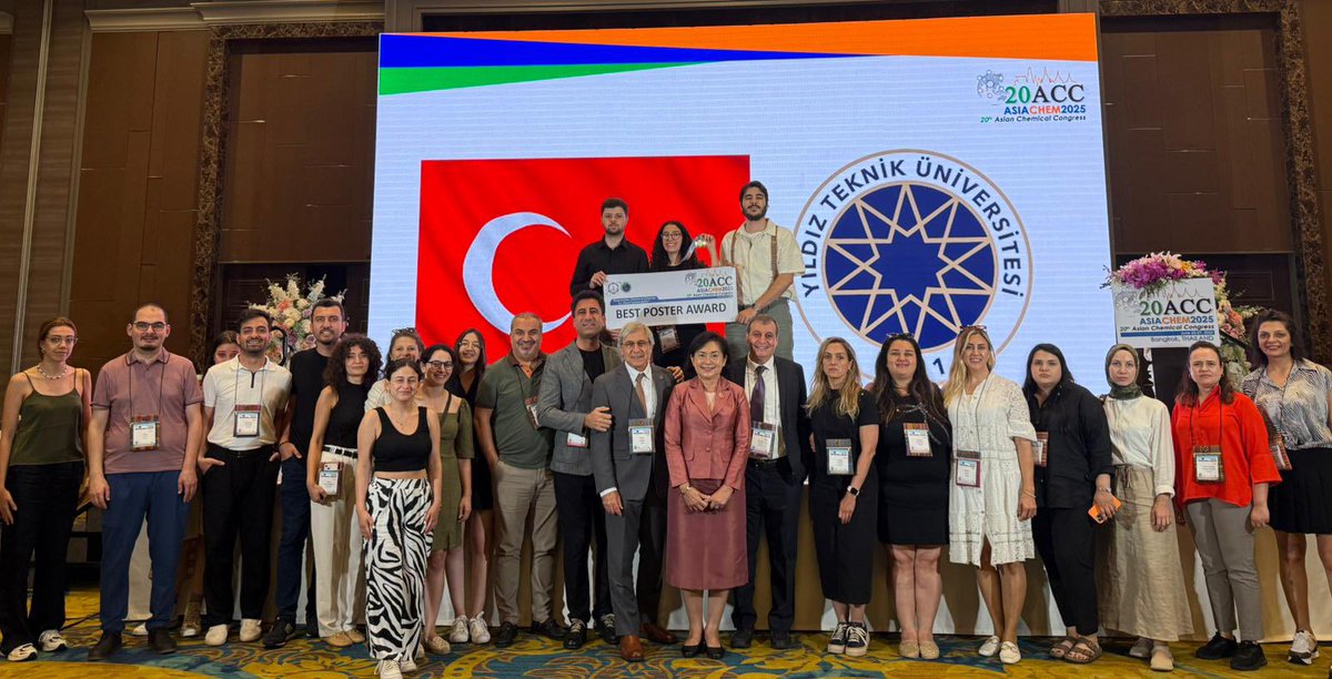 20. Asya Kimya Kongresi'nde 3 büyük ödül YTÜ'nün! 🏅

Üniversitemiz araştırma ekibi, 48 ülkeden 650’yi aşkın bilim insanının katıldığı 20th Asian Chemical Congress’te bilimsel başarılarıyla göz doldurdu.

🔬 Kimya Bölümü Öğretim Üyemiz Prof. Dr. Sezgin Bakırdere liderliğindeki