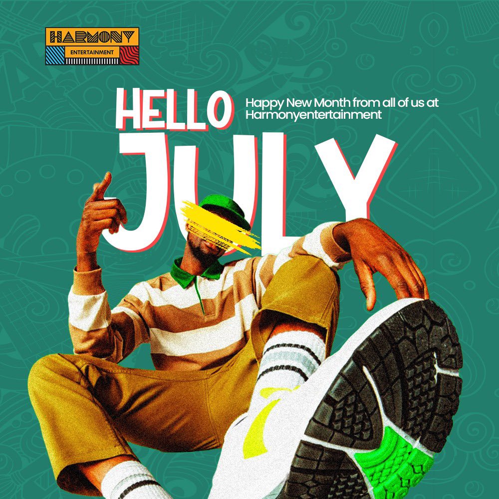 HarmonyEntNG's tweet photo. Welcome to July —

At Harmony Entertainment NG, we’re moving with purpose — one talent, one vision, one win at a time.

This month, keep going. One step at a time.

#HappyNewMonth #JulyGoals #HarmonyEntertainmentNG #HITCampaign #KeepMovingForward https://t.co/uYgWiI8raT