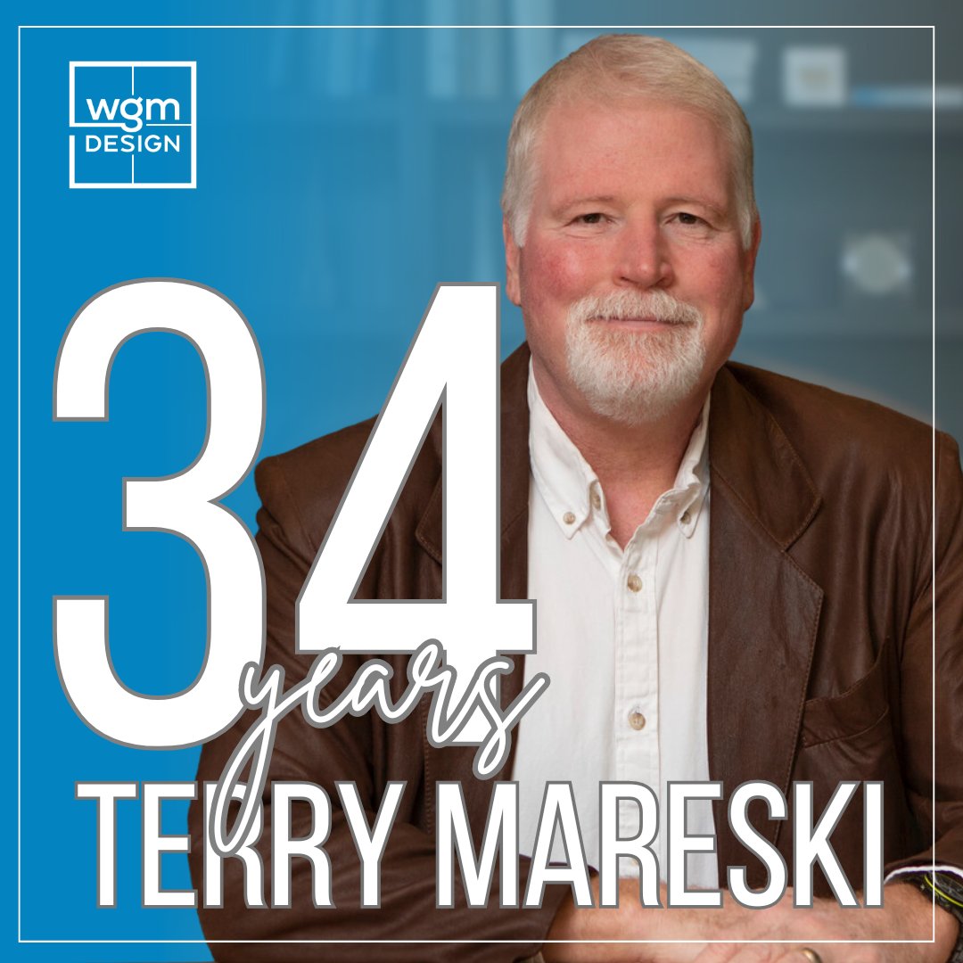 🎉 Congrats to Senior Architect Terry Mareski on 34 years with WGM Design! He’s our go-to code expert  and a mentor to the next generation of architects . We’re grateful for his leadership and dedication—thank you, Terry! 🙌 

#WorkAnniversary #WGMDesign #ArchitectMentor
