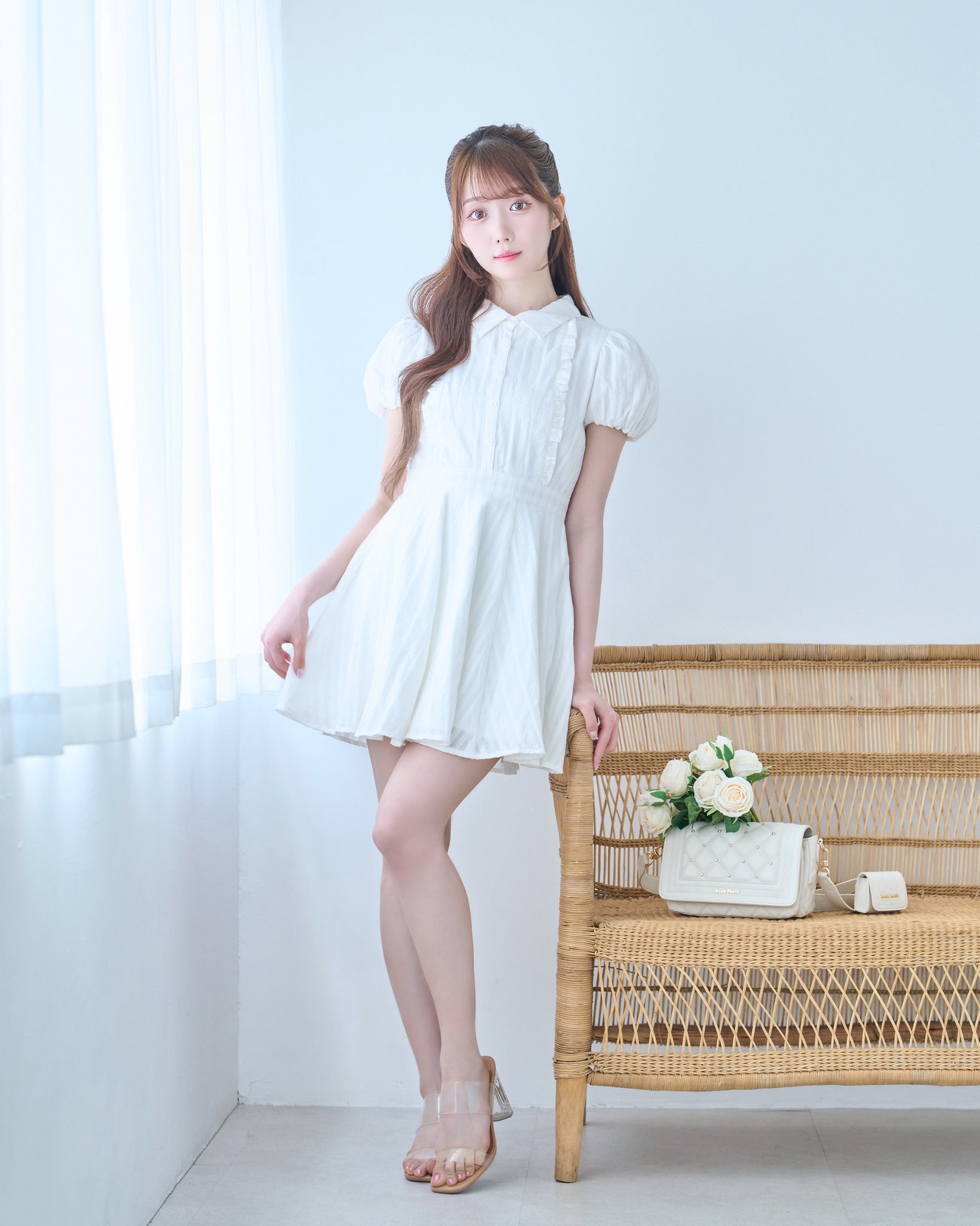 cotton lace flare dress – BUNNY APARTMENT