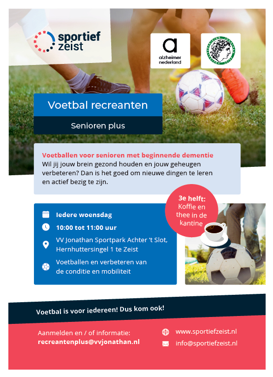 𝗪𝗼𝗲𝗻𝘀𝗱𝗮𝗴 𝟮 𝗷𝘂𝗹𝗶 𝘀𝘁𝗮𝗿𝘁 𝗱𝗲 𝘁𝗿𝗮𝗶𝗻𝗶𝗻𝗴 𝗼𝗺 𝟬𝟵.𝟬𝟬 𝘂𝘂𝗿 (𝗛𝗶𝘁𝘁𝗲𝗽𝗹𝗮𝗻).
Sportpark Achter ‘t Slot, Hernhuttersingel 1, 3703DX Zeist. alzheimer-nederland.nl/regios/zeist-e…