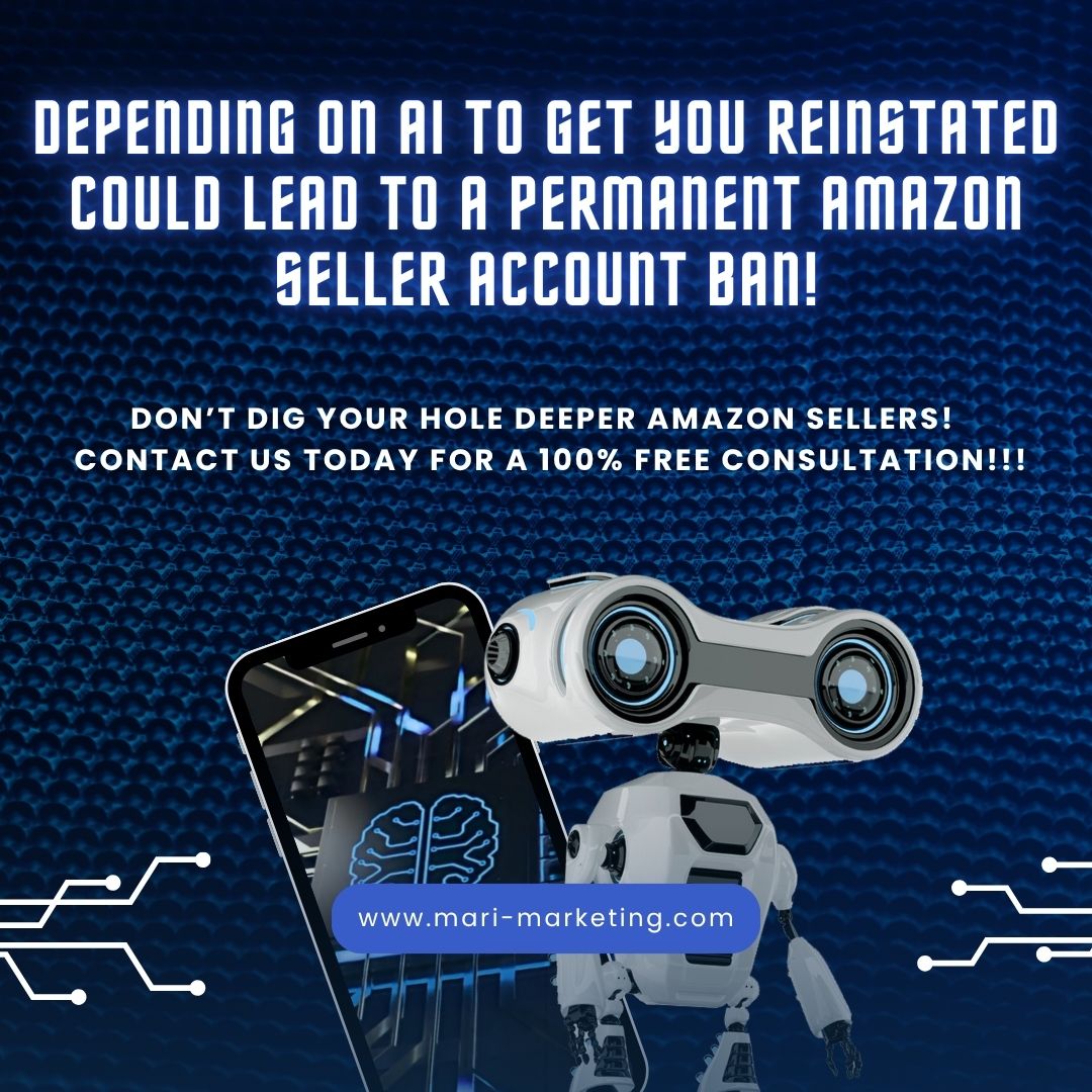 MariMarketing1's tweet image. 🚫 Don&apos;t Let AI Get Your Amazon Account Banned 🚫

Using ChatGPT or any AI tool to write your Amazon appeal letter might seem fast and easy… but it can cost you your account permanently.

#AmazonReinstatement #AmazonSuspensionHelp