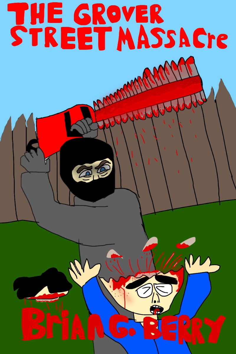 Around a week ago, my son made me this and said, "Dad, I hope you like it. I've been drawing book covers and thought this would inspire a story." Well, it most certainly did! This is a rapid fire pace bloodbath, influenced by trashy SOV slashers. Lean and mean. Kindle/KU Live!🔪