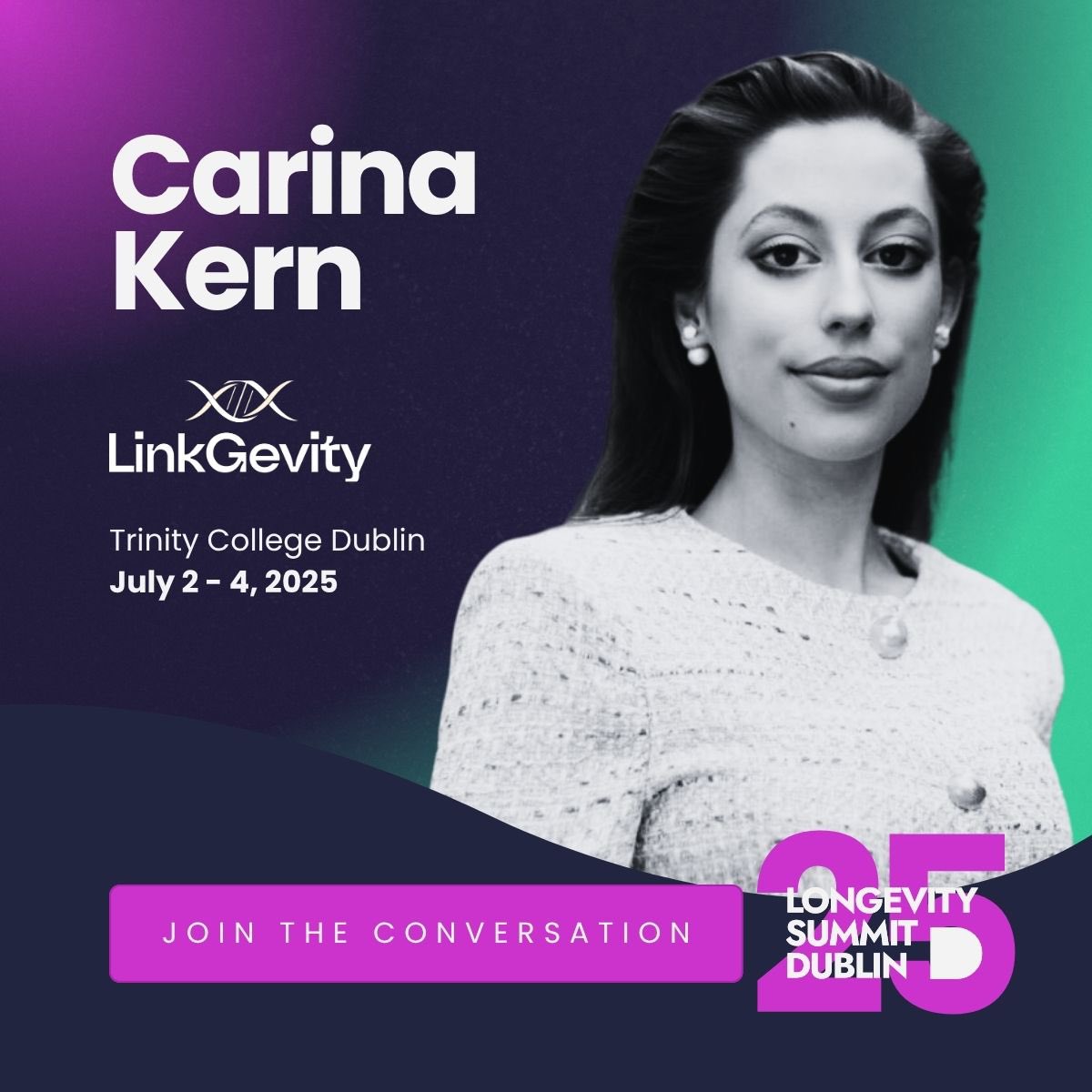 Dr Carina Kern (@carinacarlakern) on Twitter photo What if we could block cell death itself to slow #aging?
Excited to speak at <a href="/LongevityDublin/">Longevity Summit Dublin</a> on <a href="/LinkGevity/">LinkGevity</a>’s #AntiNecrotic tech - the first to directly inhibit #necrosis, a key driver of tissue decline.
See you in Dublin! <a href="/tcddublin/">Trinity College Dublin</a> #longevity #ageing What if we could block cell death itself to slow #aging?
Excited to speak at <a href="/LongevityDublin/">Longevity Summit Dublin</a> on <a href="/LinkGevity/">LinkGevity</a>’s #AntiNecrotic tech - the first to directly inhibit #necrosis, a key driver of tissue decline.
See you in Dublin! <a href="/tcddublin/">Trinity College Dublin</a> #longevity #ageing
