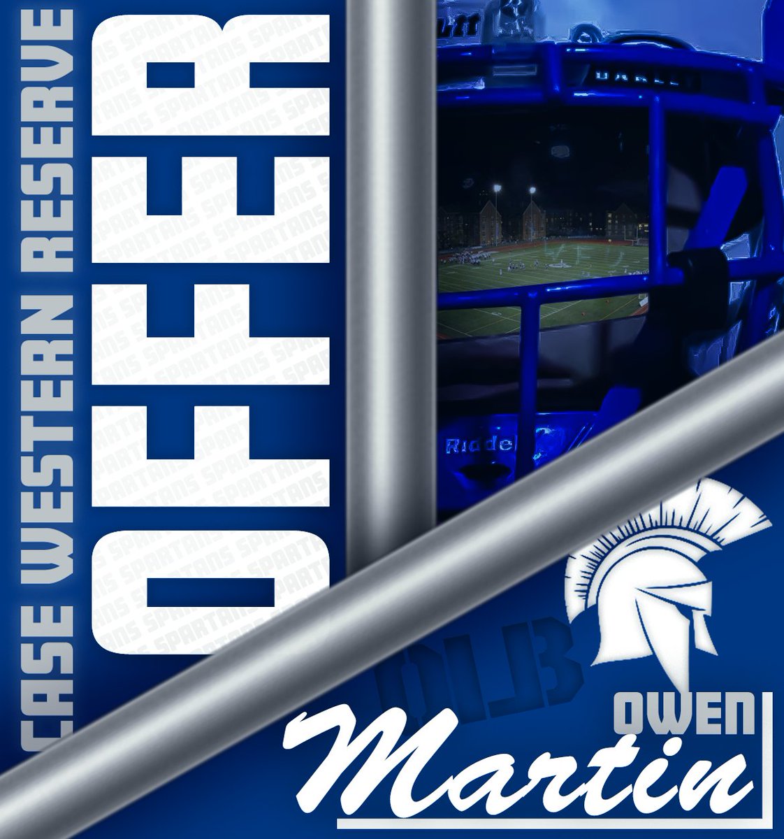 Owen Martin (@owenmartin33) on Twitter photo After great discussions with <a href="/DebeljakGreg/">Greg Debeljak</a> and <a href="/jefframsey8/">Jeff Ramsey</a> I am very grateful to receive an offer to further my academic and football career at Case Western Reserve University. <a href="/jrbennet/">Jeremy Bennett</a> <a href="/sedbonner_one3/">Sherdrick Bonner</a> <a href="/CoachDougieVan/">Doug Van Meter</a> <a href="/JaxYouUp/">Jeremy Heil</a> <a href="/CoachJdupuch/">CoachJustin</a> After great discussions with <a href="/DebeljakGreg/">Greg Debeljak</a> and <a href="/jefframsey8/">Jeff Ramsey</a> I am very grateful to receive an offer to further my academic and football career at Case Western Reserve University. <a href="/jrbennet/">Jeremy Bennett</a> <a href="/sedbonner_one3/">Sherdrick Bonner</a> <a href="/CoachDougieVan/">Doug Van Meter</a> <a href="/JaxYouUp/">Jeremy Heil</a> <a href="/CoachJdupuch/">CoachJustin</a>