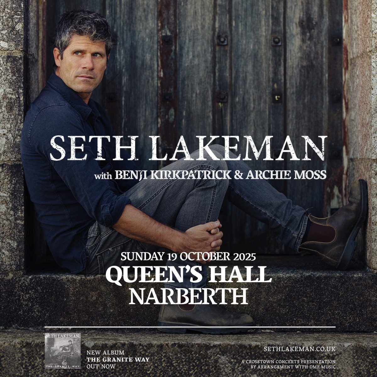 Less than 40 seats left - Seth Lakeman LIVE at The Queens Hall Narberth

Sun 19 Oct 2025 | Seated Event
Presented by: <a href="/Crosstown_Live/">Crosstown Concerts</a> 

Tickets: thequeenshall.org.uk/events/seth-la…
All ages show - U18's to be accompanied by an adult