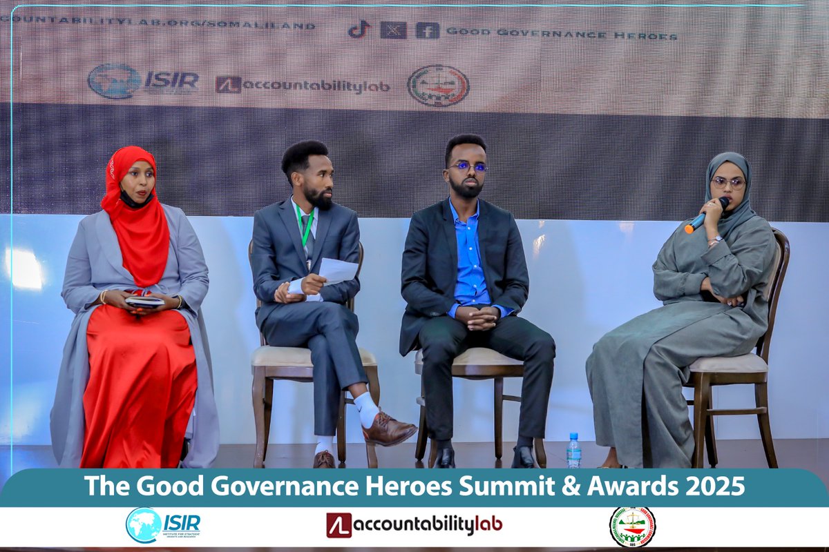 ISIR_INSTITUTE's tweet image. #GoodGovernanceSummit #ISIRInstitute #AccountabilityLab #Somaliland #PublicService #Leadership