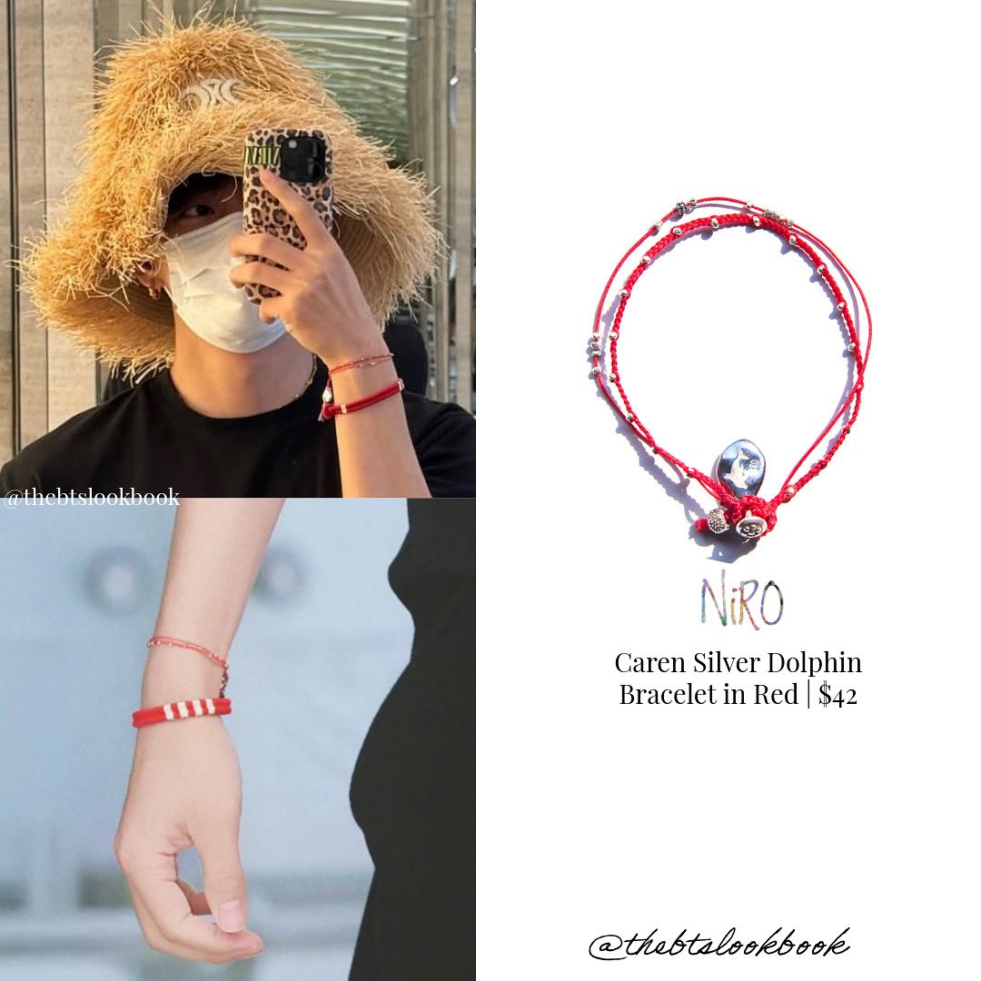 BTS V テテ / EXO カイ 着用/CAREN SiLVER DOLPHiN BRACELET The BTS Lookbook ⟭⟬ on X: