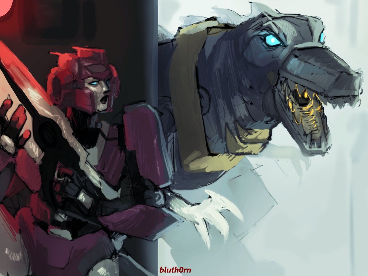 I gave up, sorry #Transformers #ElitaOne #Grimlock
