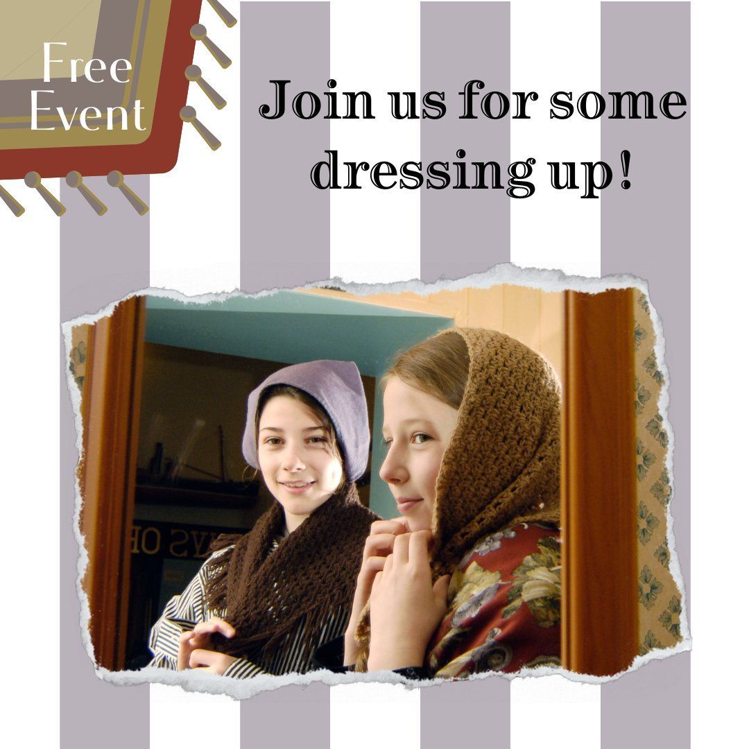 Let's Get Dressed Up! 👗 👖  
Join us this Friday and get into character as a fisherlass or fisherlad. A selection of our school and family dressing-up box will be available for visitors young and old to try on. Drop in between 10.30am and 12.30. #MuseumFun #DressingUp