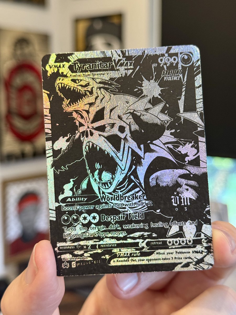 urbanmedium's tweet image. I might turn my Tyranitar design into a toy…🤔