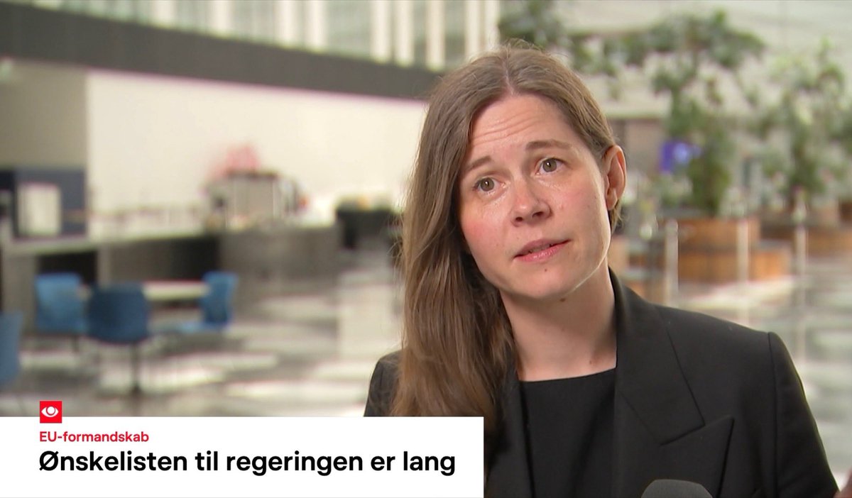 I dag overtager DK EU-formandskabet. Europa har brug for en stærk og modig formand ved roret, der sikrer, at vi også har velstand og velfærd om 5-10-20 år og fremover. Det har jeg talt med DR om. #EU2025Denmark