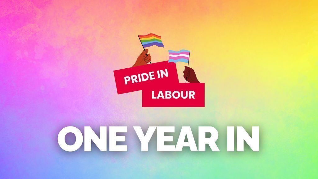 PrideInLabour's tweet image. This month will mark one year of Pride in Labour. It hasn't been easy. We are fighting for scraps of dignity, and for progress that feels too slow. But we're still here. We're still fighting. And we will win. Together. β #PrideInLabour #OneYearIn