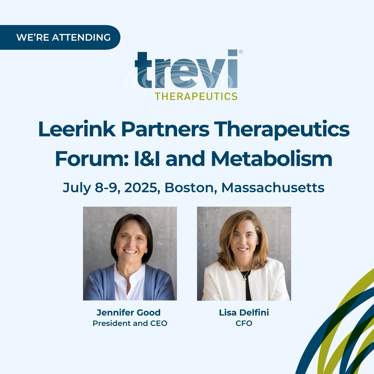 Trevi looks forward to attending Leerink Partners Therapeutics Forum: I&amp;I Metabolism conference next week.  
 
Read the full press release: ow.ly/Hono50WiZkw
 
#ControllingCoughWhereItCounts