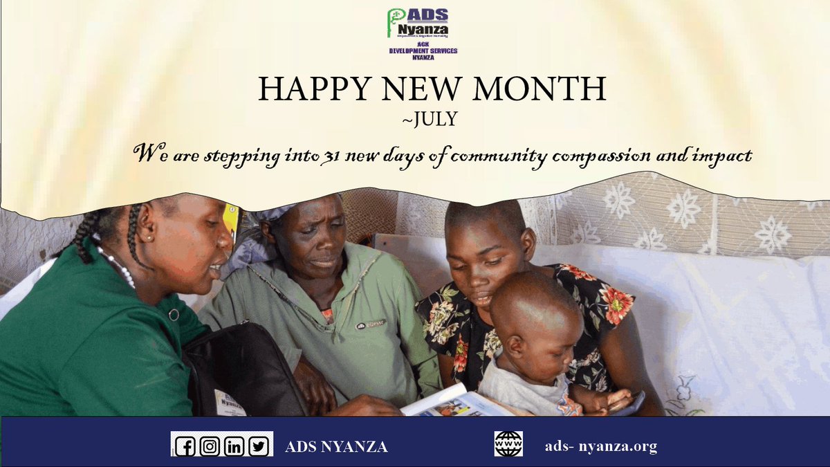As we begin a new month, ADS Nyanza extends heartfelt wishes to our community, partners, and stakeholders.
We shine a light on the dedication of caregivers nurturing children aged 0–3 years, which are the most critical years for brain development and lifelong success.
#ads_nyanza