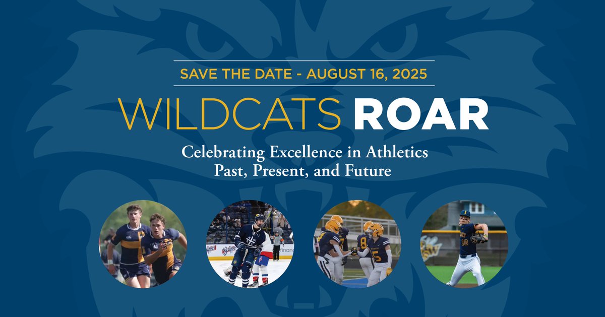 SIHSCleveland's tweet image. Save the Date to join us at Wildcats Roar on Saturday, August 16! A night celebrating the Past, Present, and Future of Saint Ignatius Athletics:
Honoring the Past: 2025 Athletic Hall of Fame Induction
Celebrating the Present: Spring Sports Highlights
Looking Ahead: State of…