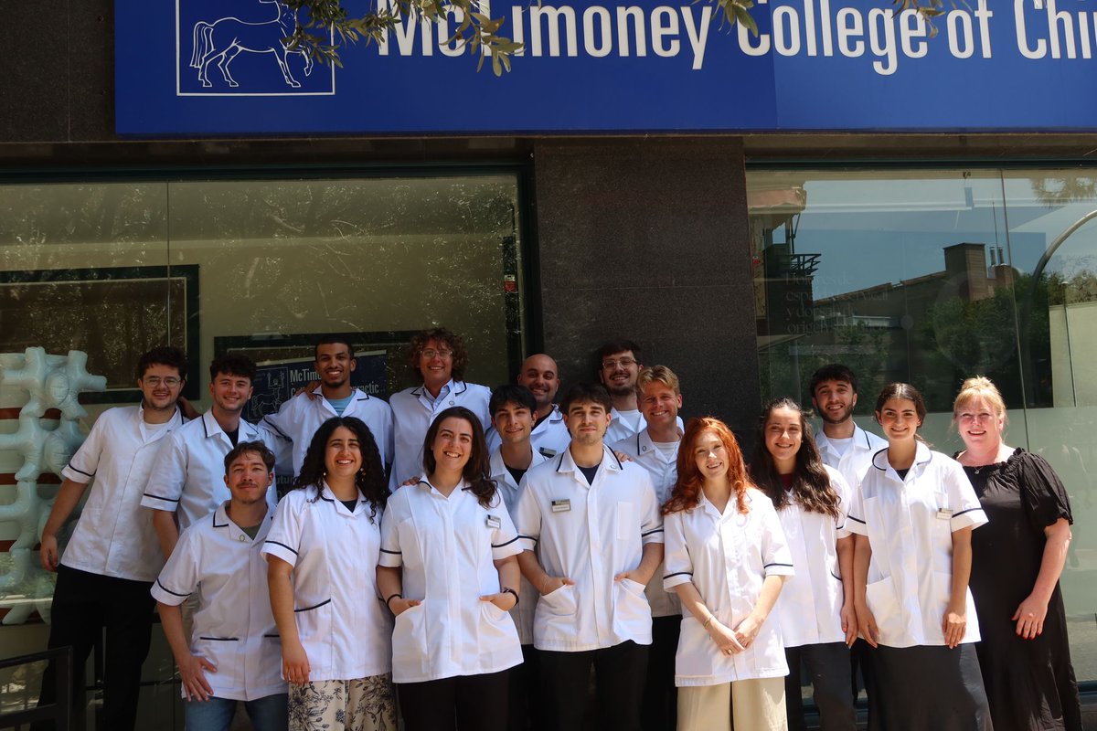 MCCAbingdon's tweet photo. #Madrid #clinic induction!  Our final year students have completed their clinic entrance exam and are now in induction week ready to #begin their final clinical year! https://t.co/pBkxvRhfQa