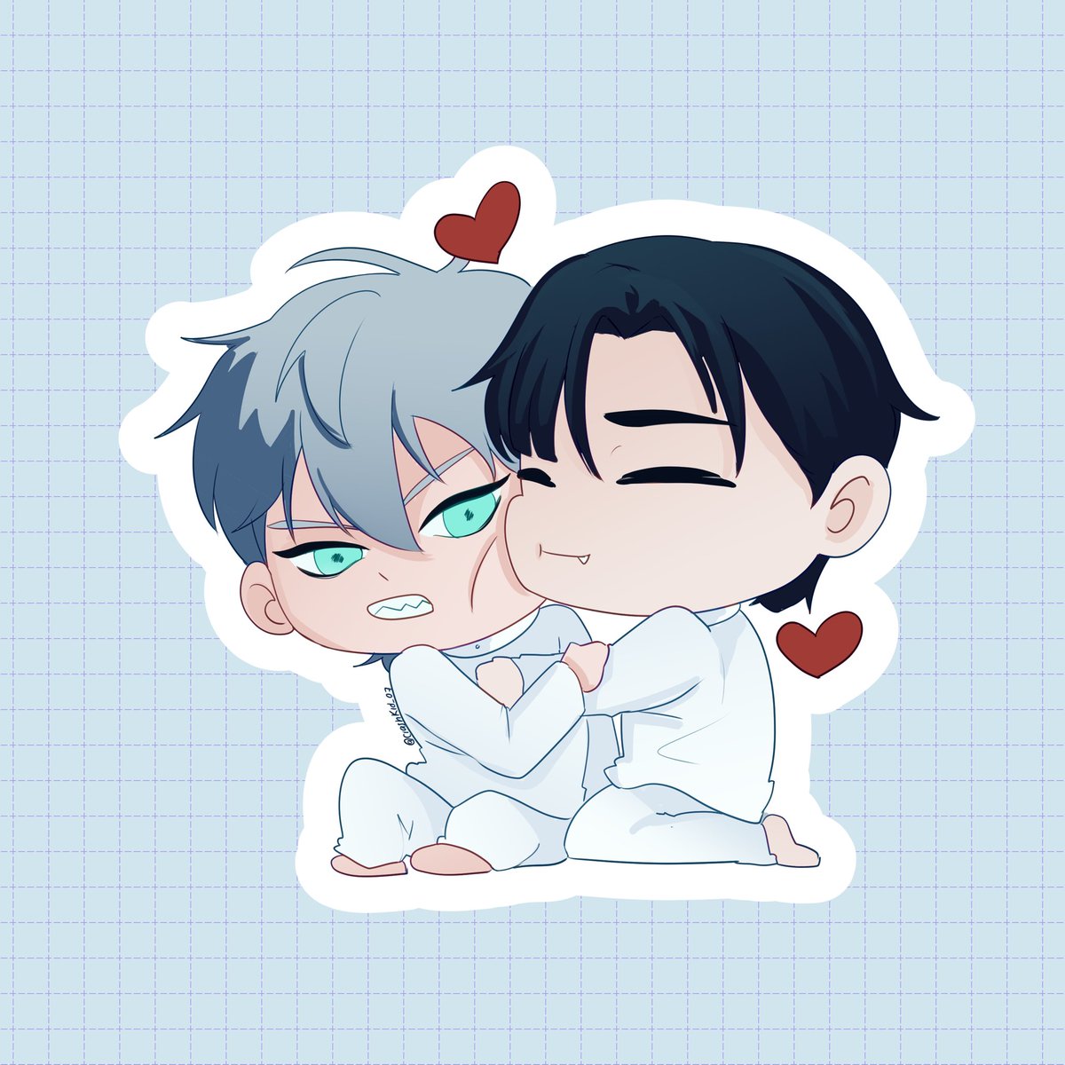 crashkid_07's tweet photo. Some stickers I made practicing chibi 🫣
#ALNST #Ivantill #hyunluka #mizisua #alienstage https://t.co/gFyJ73Ac9W